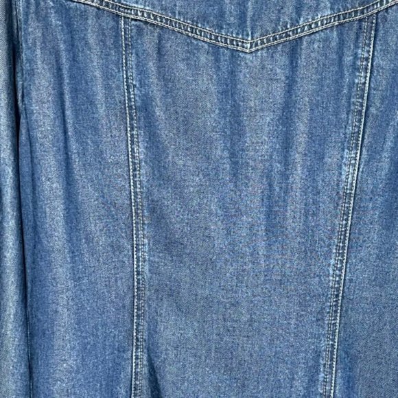 Democracy Jeans Western Style Embroidered Shirt Two Step - Roses - S - Picture 6 of 10